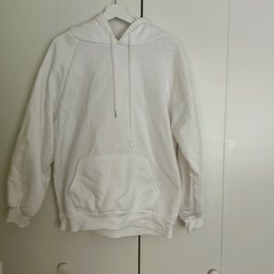 Plain White Hoodie XXL